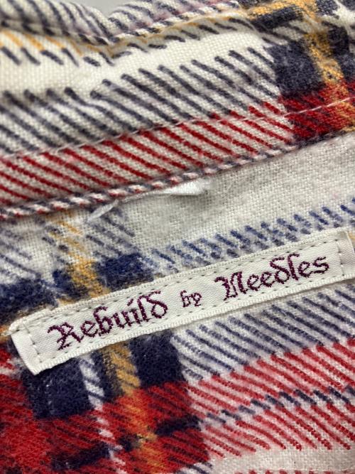 Rebuild by Needles（リビルドバイニードルス）Rebuild by Needles (リビルドバイニードルス) Flannel Shirt - 7 Cuts Zipped Wide Shirt マルチカラー サイズ:なしの古着・服飾アイテム