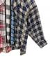 中古・古着 Rebuild by Needles (リビルドバイニードルス) Flannel Shirt - 7 Cuts Zipped Wide Shirt マルチカラー サイズ:なし：15000円
