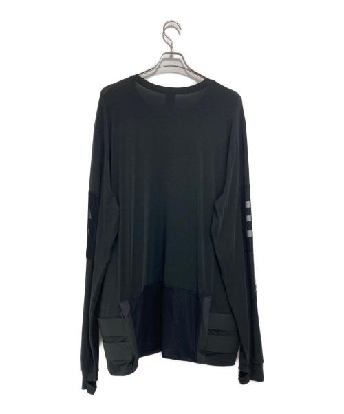 NIKE（ナイキ）NIKE (ナイキ) UNDERCOVER (アンダーカバー) Printing Splicing Sports Round Neck Pullover ブラック サイズ:XXLの古着・服飾アイテム