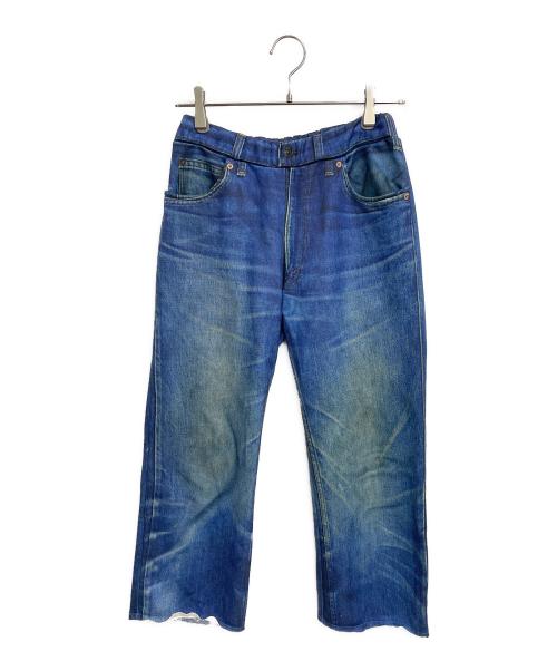 TALKING ABOUT THE ABSTRACTION（トーキング アバウト ジ アブストラクション）TALKING ABOUT THE ABSTRACTION (トーキング アバウト ジ アブストラクション) トロンプルイユスウェットパンツ インディゴ サイズ:1の古着・服飾アイテム