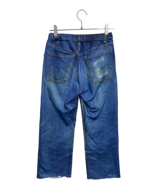 TALKING ABOUT THE ABSTRACTION（トーキング アバウト ジ アブストラクション）TALKING ABOUT THE ABSTRACTION (トーキング アバウト ジ アブストラクション) トロンプルイユスウェットパンツ インディゴ サイズ:1の古着・服飾アイテム