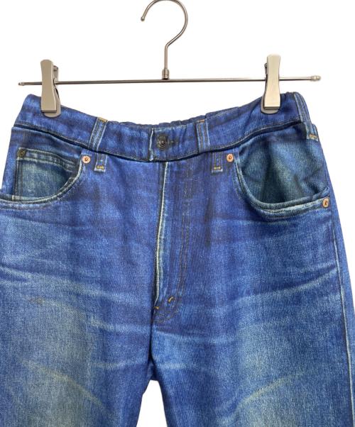 TALKING ABOUT THE ABSTRACTION（トーキング アバウト ジ アブストラクション）TALKING ABOUT THE ABSTRACTION (トーキング アバウト ジ アブストラクション) トロンプルイユスウェットパンツ インディゴ サイズ:1の古着・服飾アイテム