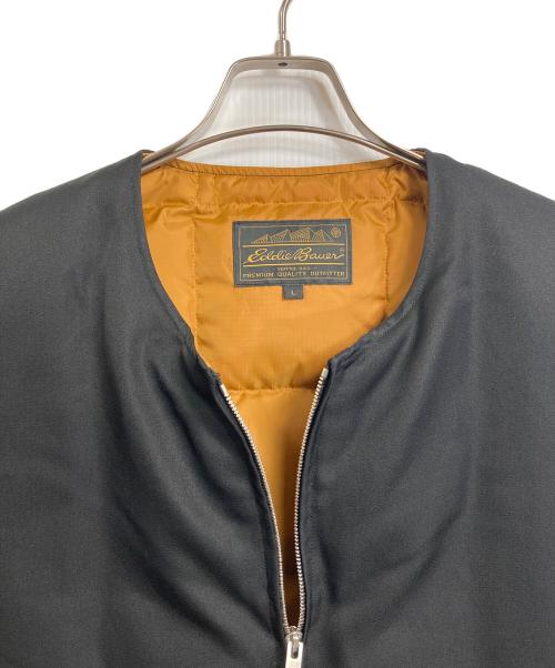 Eddie Bauer（エディーバウアー）Eddie Bauer (エディーバウアー) Blizzard Proof Vest ブリザード プルーフ ベスト ダウンベスト　アウター　Black Tag Collection ブラック サイズ:Lの古着・服飾アイテム