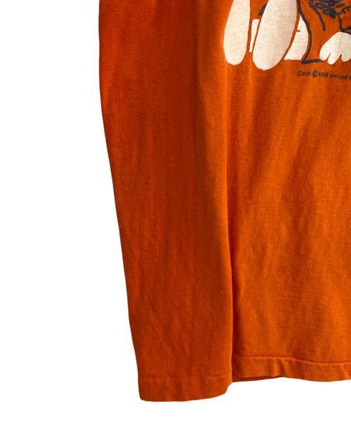 Champion（チャンピオン）Champion (チャンピオン) SNOOPY Tシャツ オレンジ サイズ:X-LARGEの古着・服飾アイテム