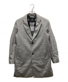BLACK LABEL CRESTBRIDGE（ブラックレーベル クレストブリッジ）の古着「カシミヤ混チェスターコート」｜グレー