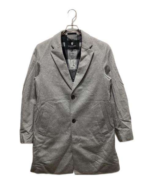 BLACK LABEL CRESTBRIDGE（ブラックレーベル クレストブリッジ）BLACK LABEL CRESTBRIDGE (ブラックレーベル クレストブリッジ) カシミヤ混チェスターコート グレー サイズ:Mの古着・服飾アイテム
