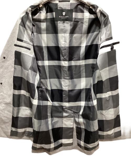 BLACK LABEL CRESTBRIDGE（ブラックレーベル クレストブリッジ）BLACK LABEL CRESTBRIDGE (ブラックレーベル クレストブリッジ) カシミヤ混チェスターコート グレー サイズ:Mの古着・服飾アイテム