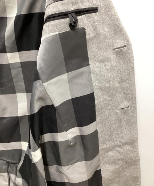 BLACK LABEL CRESTBRIDGE（ブラックレーベル クレストブリッジ）BLACK LABEL CRESTBRIDGE (ブラックレーベル クレストブリッジ) カシミヤ混チェスターコート グレー サイズ:Mの古着・服飾アイテム