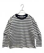 near.nipponニアーニッポン）の古着「ホールエルボーロンTシャツ」｜ネイビー