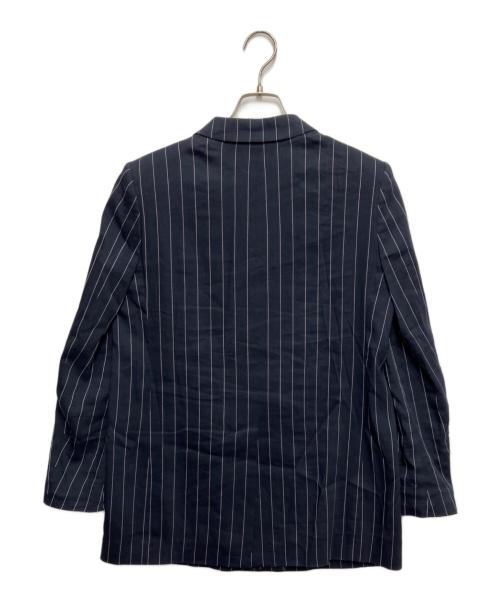 MUSE de Deuxieme Classe（ミューズ ドゥーズィエム クラス）MUSE de Deuxieme Classe (ミューズ ドゥーズィエム クラス) 金釦リネン混テーラードジャケット ネイビー サイズ:38の古着・服飾アイテム