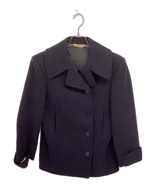 CELINE（セリーヌ）CELINE (セリーヌ) メルトンコート　フィービー期 ネイビー サイズ:38の古着・服飾アイテム