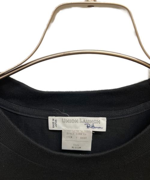 UNION LAUNCH（ユニオンランチ）UNION LAUNCH (ユニオンランチ) クルーネックTシャツ ブラック サイズ:Mの古着・服飾アイテム