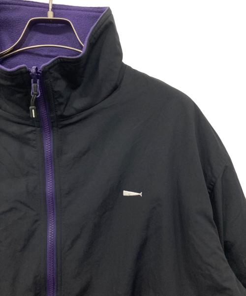 DESCENDANT（ディセンダント）DESCENDANT (ディセンダント) CABALLO NYLON JACKET / カバジョナイロンジャケット ブラック×パープル サイズ:3の古着・服飾アイテム