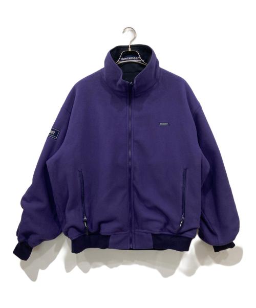 DESCENDANT（ディセンダント）DESCENDANT (ディセンダント) CABALLO NYLON JACKET / カバジョナイロンジャケット ブラック×パープル サイズ:3の古着・服飾アイテム