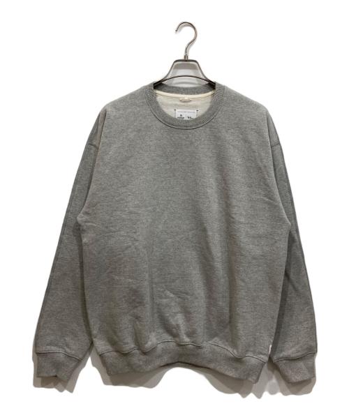 Ron Herman（ロンハーマン）Ron Herman (ロンハーマン) REIGNING CHAMP (レイニングチャンプ) 裏起毛クルーネックスウェット グレー サイズ:Lの古着・服飾アイテム