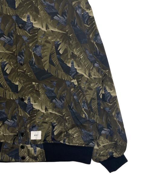 WTAPS（ダブルタップス）WTAPS (ダブルタップス) Team Jacket CTPL Twill PRTC グリーン×ネイビー サイズ:03の古着・服飾アイテム