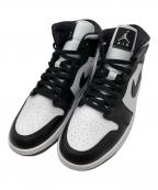 NIKEナイキ）の古着「ミッドカットスニーカー」｜ホワイト×ブラック