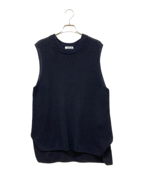 EVERYDAY I LIKE.（エヴリデイ アイ ライク）EVERYDAY I LIKE. (エヴリデイ アイ ライク) Polite ニット ベスト ブラック サイズ:Freeの古着・服飾アイテム