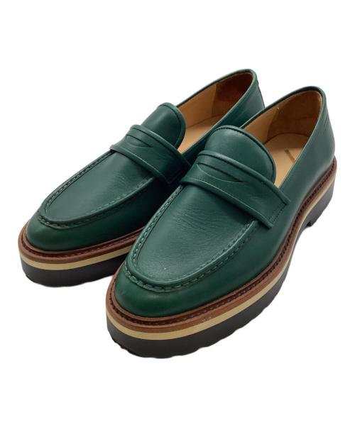 Saturdays NYC（サタデーズ ニューヨーク）Saturdays NYC (サタデーズ ニューヨーク) コインローファー グリーン サイズ:8の古着・服飾アイテム