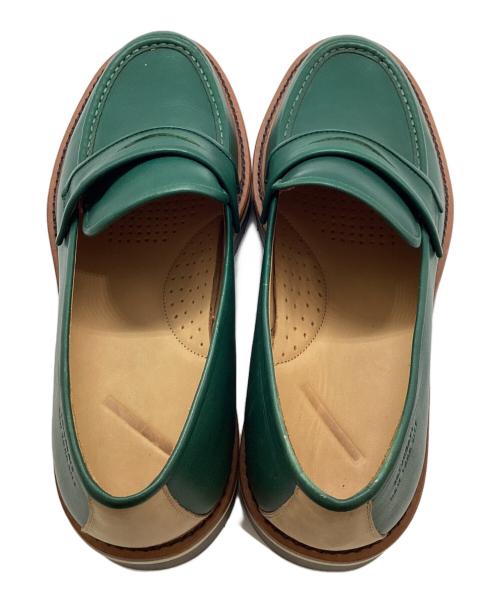 Saturdays NYC（サタデーズ ニューヨーク）Saturdays NYC (サタデーズ ニューヨーク) コインローファー グリーン サイズ:8の古着・服飾アイテム