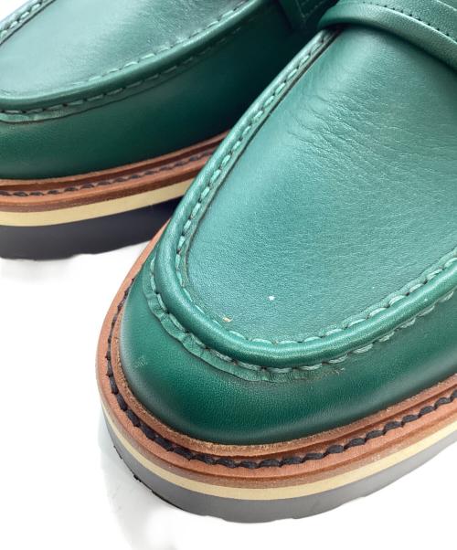 Saturdays NYC（サタデーズ ニューヨーク）Saturdays NYC (サタデーズ ニューヨーク) コインローファー グリーン サイズ:8の古着・服飾アイテム