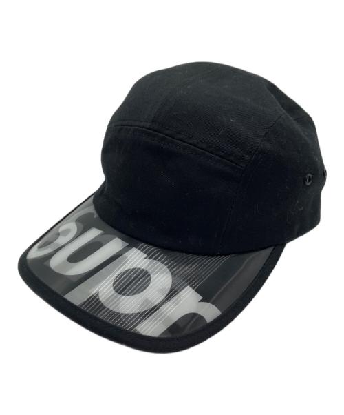 SUPREME（シュプリーム）SUPREME (シュプリーム) Lenticular Visor Camp Cap ブラックの古着・服飾アイテム