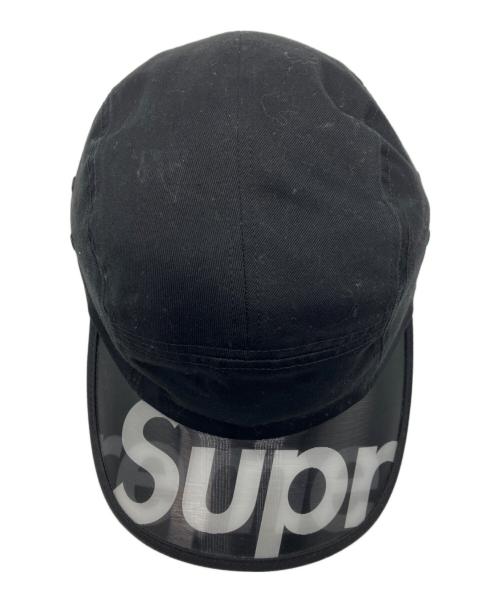 SUPREME（シュプリーム）SUPREME (シュプリーム) Lenticular Visor Camp Cap ブラックの古着・服飾アイテム