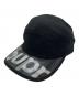 SUPREME（シュプリーム）の古着「Lenticular Visor Camp Cap」｜ブラック