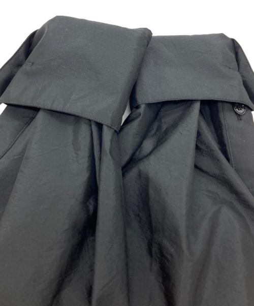 ASTRAET（アストラット）ASTRAET (アストラット) フライフロント ロングシャツ ブラック サイズ:1 未使用品の古着・服飾アイテム