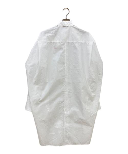 ASTRAET（アストラット）ASTRAET (アストラット) フライフロント ロングシャツ ホワイト サイズ:1 未使用品の古着・服飾アイテム