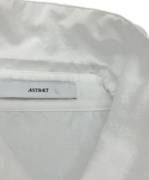 ASTRAET（アストラット）ASTRAET (アストラット) フライフロント ロングシャツ ホワイト サイズ:1 未使用品の古着・服飾アイテム