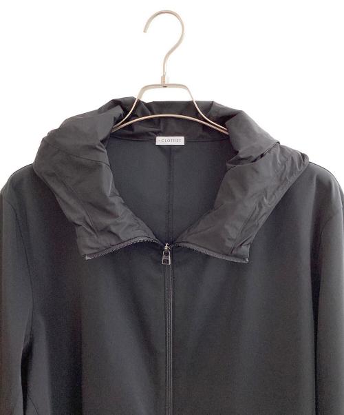 +CLOTHET（クロスクローゼット）+CLOTHET (クロスクローゼット) Matte Twist Zip Up Hoodie ブラック サイズ:4の古着・服飾アイテム