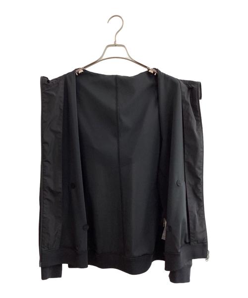 +CLOTHET（クロスクローゼット）+CLOTHET (クロスクローゼット) Matte Twist Zip Up Hoodie ブラック サイズ:4の古着・服飾アイテム