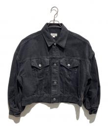 HYKE（ハイク）の古着「バルーン スリーブ ツイル ジャケット TYPE3」｜ブラック