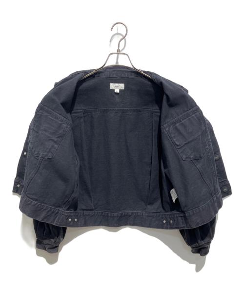 HYKE（ハイク）HYKE (ハイク) バルーン スリーブ ツイル ジャケット TYPE3 ブラック サイズ:1の古着・服飾アイテム