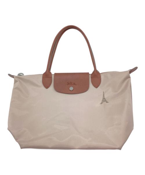 LONGCHAMP（ロンシャン）LONGCHAMP (ロンシャン) 折りたたみトートバッグ ベージュの古着・服飾アイテム