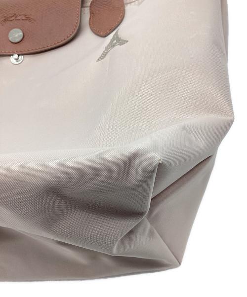 LONGCHAMP（ロンシャン）LONGCHAMP (ロンシャン) 折りたたみトートバッグ ベージュの古着・服飾アイテム