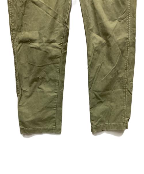 CLOTH&CROSS（クロスアンドクロス）CLOTH&CROSS (クロスアンドクロス) ベイカーパンツ オリーブ サイズ:1の古着・服飾アイテム