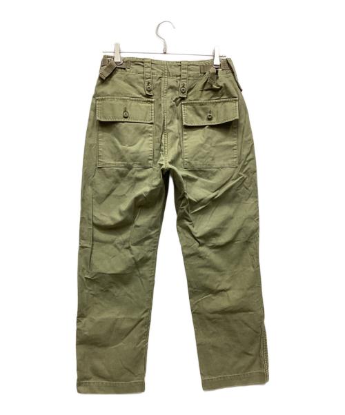 CLOTH&CROSS（クロスアンドクロス）CLOTH&CROSS (クロスアンドクロス) ベイカーパンツ オリーブ サイズ:1の古着・服飾アイテム