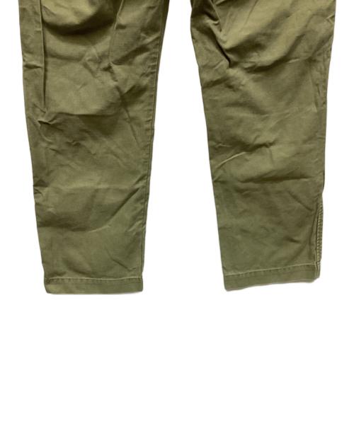 CLOTH&CROSS（クロスアンドクロス）CLOTH&CROSS (クロスアンドクロス) ベイカーパンツ オリーブ サイズ:1の古着・服飾アイテム
