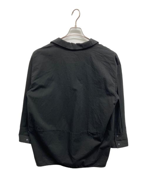 cepie.（セピエ）cepie. (セピエ) Vネックブラウス ブラック サイズ:Freeの古着・服飾アイテム