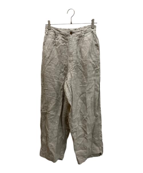 journal standard luxe（ジャーナルスタンダード ラックス）journal standard luxe (ジャーナルスタンダード ラックス) リネンツイル タックチノ ベージュ サイズ:Sの古着・服飾アイテム