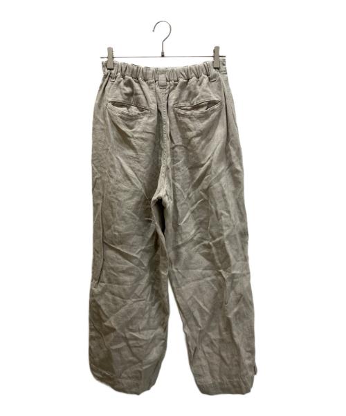 journal standard luxe（ジャーナルスタンダード ラックス）journal standard luxe (ジャーナルスタンダード ラックス) リネンツイル タックチノ ベージュ サイズ:Sの古着・服飾アイテム