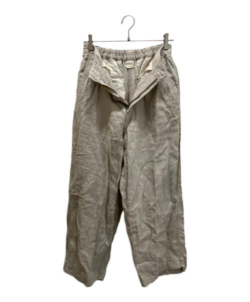 journal standard luxe（ジャーナルスタンダード ラックス）journal standard luxe (ジャーナルスタンダード ラックス) リネンツイル タックチノ ベージュ サイズ:Sの古着・服飾アイテム