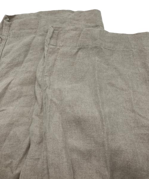 journal standard luxe（ジャーナルスタンダード ラックス）journal standard luxe (ジャーナルスタンダード ラックス) リネンツイル タックチノ ベージュ サイズ:Sの古着・服飾アイテム