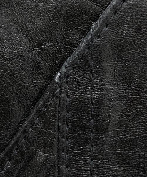yoused（ユーズド）yoused (ユーズド) LEATHER DRIVERS JKT ブラック サイズ:1の古着・服飾アイテム