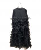 Bibiy.ビビィ）の古着「MARCELLINE OP」｜ブラック