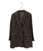 Ameriアメリ）の古着「MEDI ALICIA JACQUARD JACKET」｜オリーブ