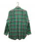 Unlikely (アンライクリー) Elbow Patch Flannel Work Shirts グリーン×グレー サイズ:M：18000円