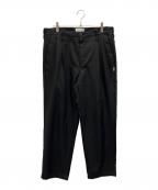 WTAPSダブルタップス）の古着「TUCK 01 TROUSERS」｜ブラック